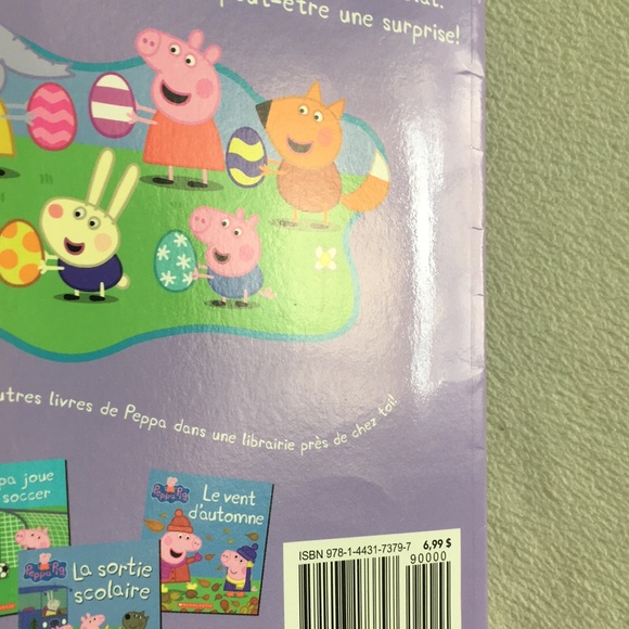 🐣 “La chasse aux œufs de Pâques” French Language Peppa Pig Paperback Book 🇫🇷 - Picture 12 of 13
